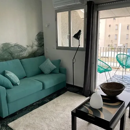 Grand T5 4 Etoiles Officiel Full Clim Centre Vue Port Mer 100 M Plage Apartment